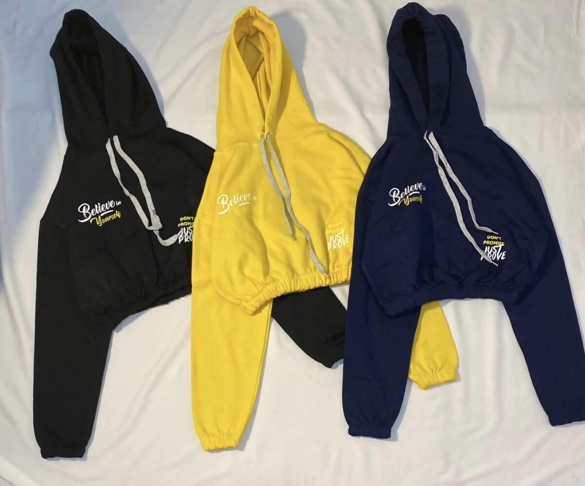 هودی کراپ 3نخ (1019) - Image 4