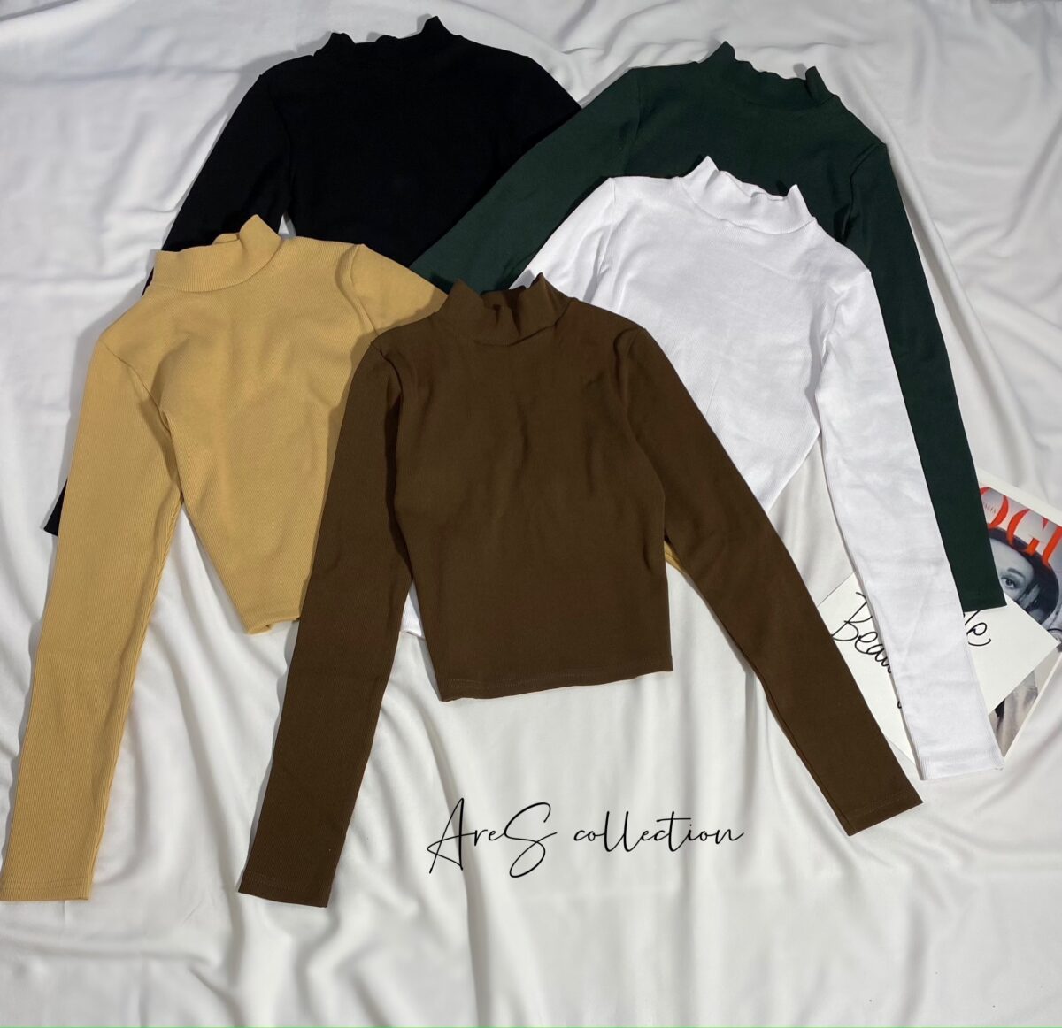 کراپ کبریتی آستین بلند (1017) - Image 3