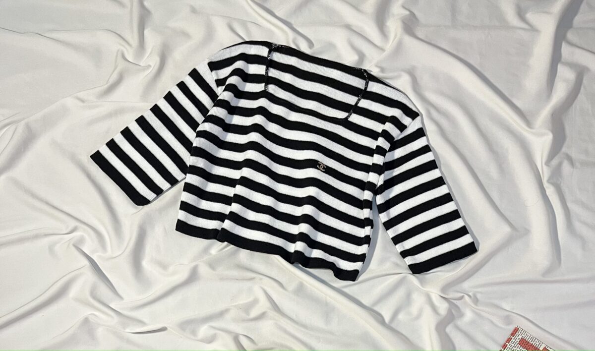 بافت راه راه آستین 3ربع(1075) - Image 4