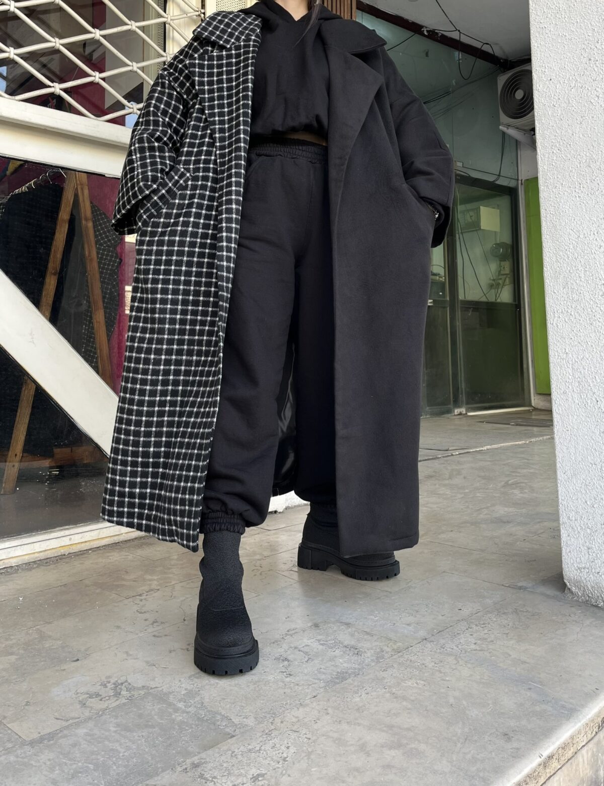 پالتو ترکیبی فوتر کوبیده شده (1109) - Image 4