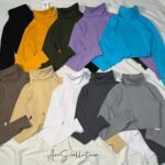 کراپ یقه اسکی آستین فینگر (1118)