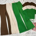 ست شلوار و تیشرت بنددورکمر(1443)