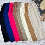 شلوار بافت ساده ترک(1621)