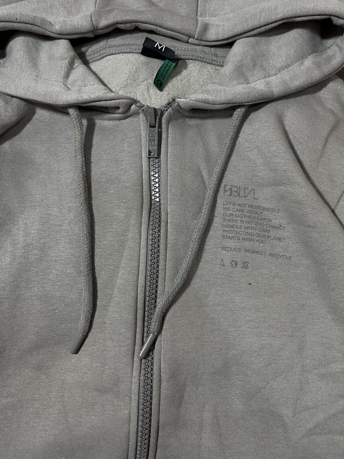 سویشرت زیپی اورجینال سه نخ داخل کرک وارداتی(1631) - Image 2