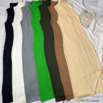 پیراهن چاکدار یقه اسکی جذب کبریتی(1654)