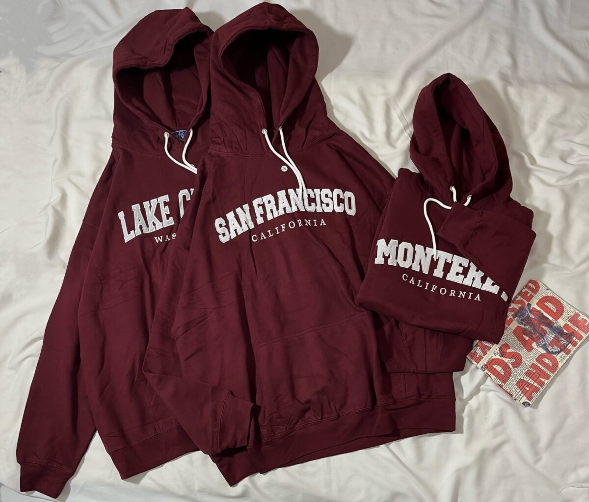 هودی وارداتی تکست دار سه نخ داخل کرک(1656) - Image 2