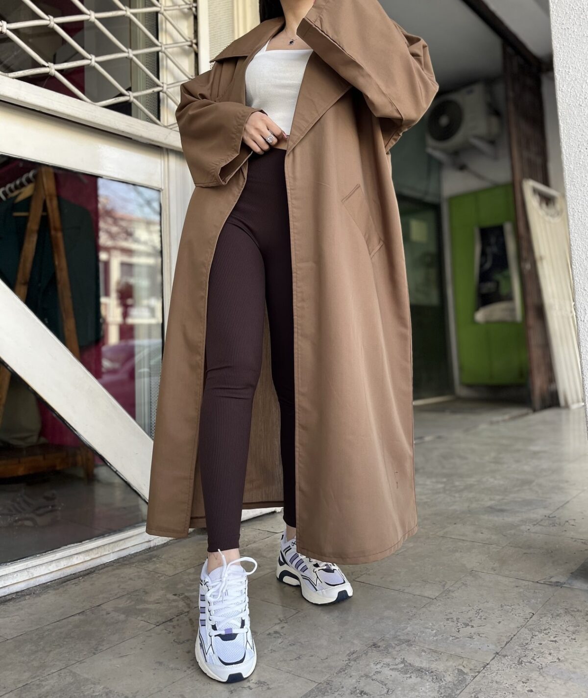 مانتو بلند پوپلین(1749) - Image 4