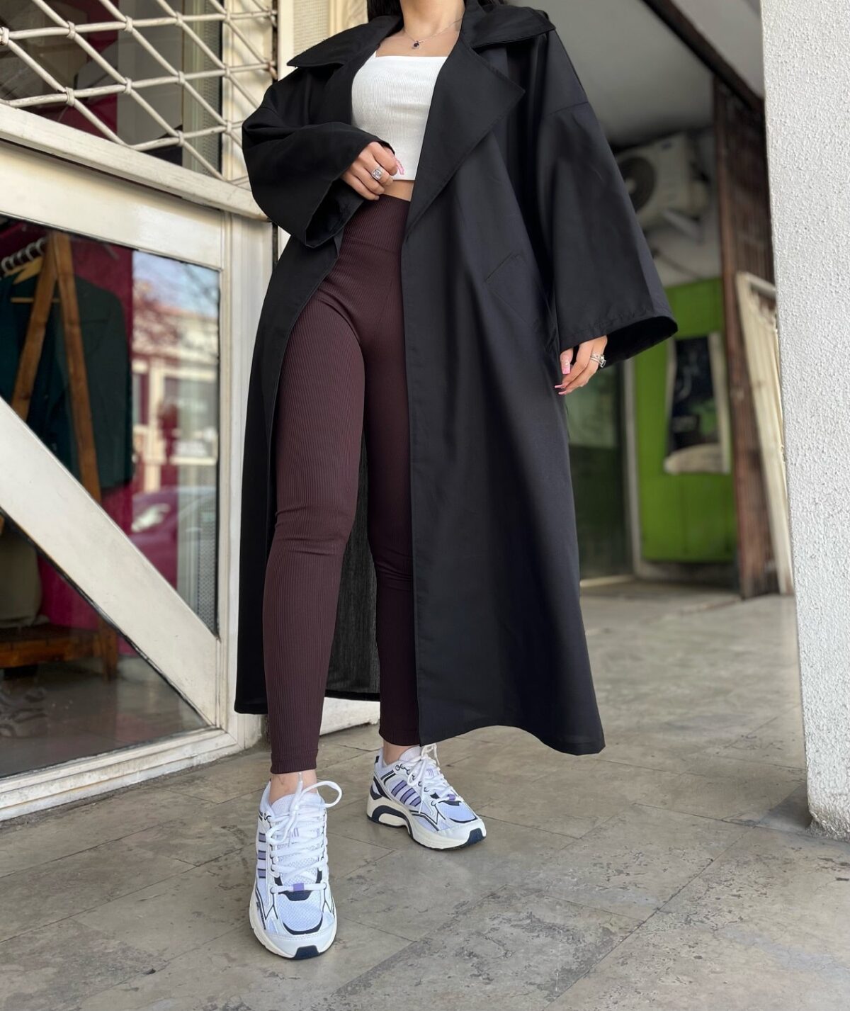 مانتو بلند پوپلین(1749) - Image 7