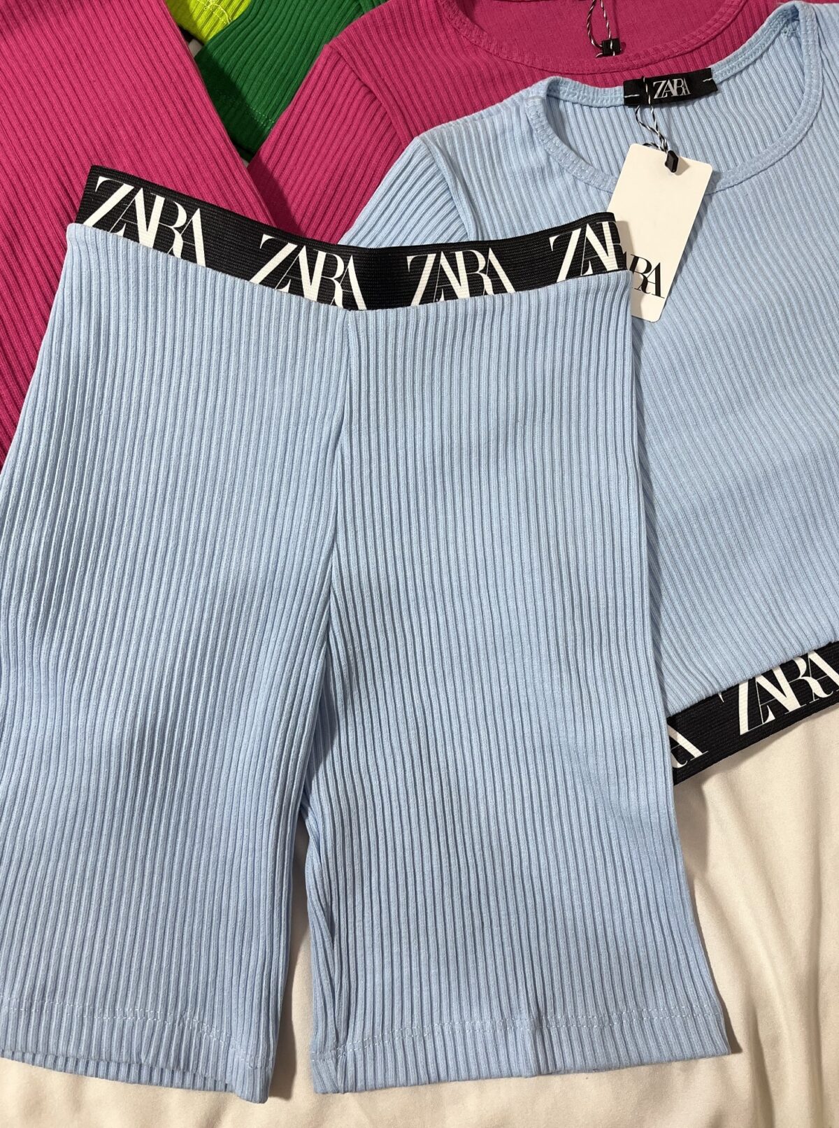 ست بایکر و تیشرت کبریتی(1776) - Image 2