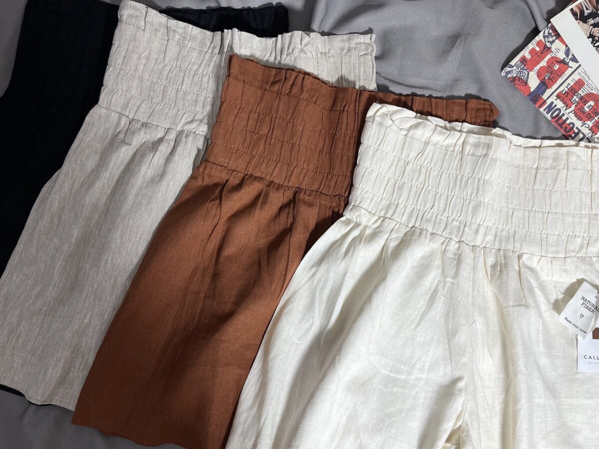 شلوارک لینن وارداتی(1802) - Image 7