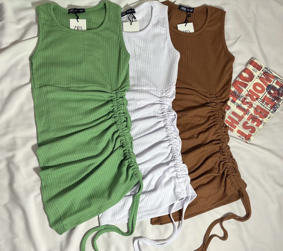 پیراهن طرح زارا بغل گت(1836) - Image 2