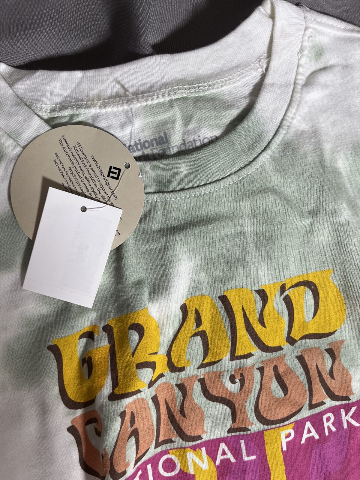 تیشرت وارداتی آبرنگی(1861) - Image 2