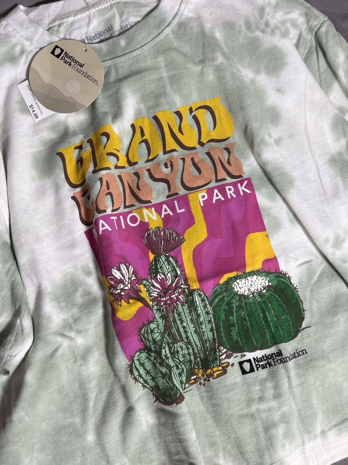 تیشرت وارداتی آبرنگی(1861) - Image 3