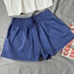 شلوارک نخی آبی(1896)