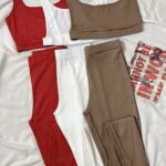 ست کراپ و لگ چاکدار وارداتی(1935)