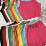 ست پاستیلی کراپ شلوارک(1941)