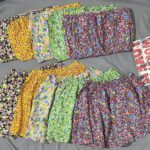 ست گلدار دکلته و دامن نخی(1962)