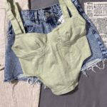 کراپ جین وارداتی پشت زیپ(1963)