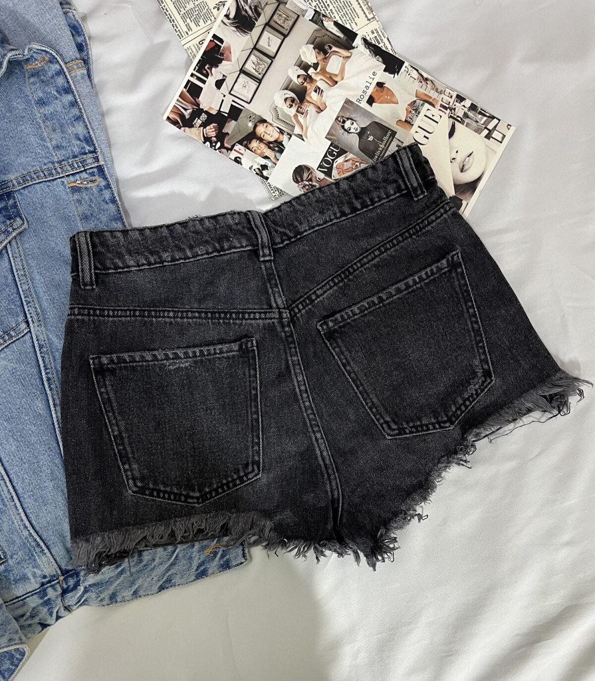 شلوارک جین مشکی زارا وارداتی(1976) - Image 3