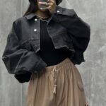 کت کراپ جین ذغالی ترک(2004)