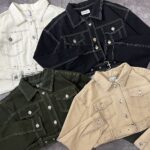 کت کتان کراپ ترک برند بلک(2038)