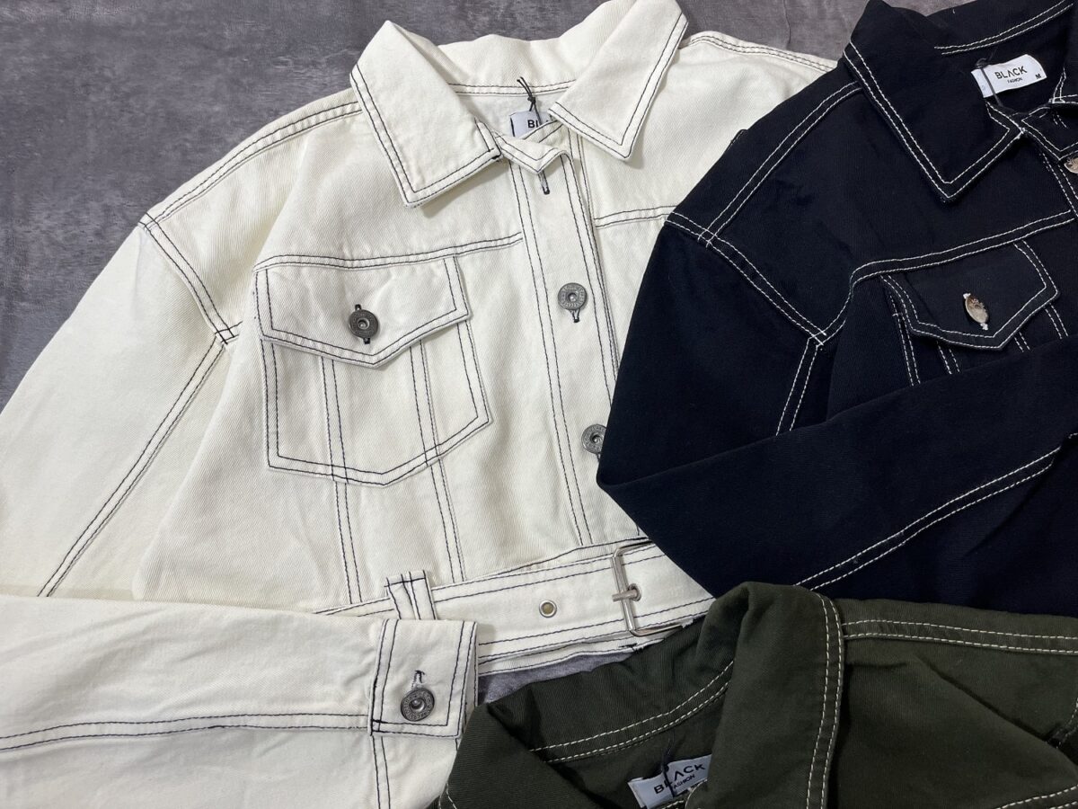 کت کتان کراپ ترک برند بلک(2038) - Image 11