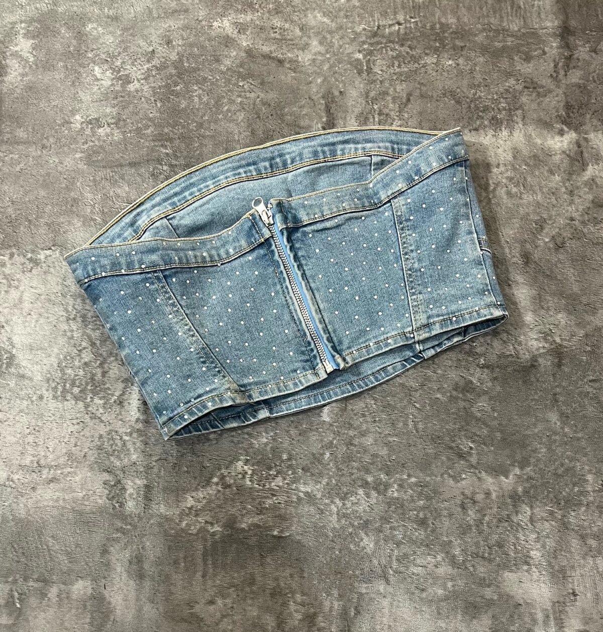 دکلته جین نگین دار وارداتی(2050) - Image 2