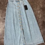 دامن جین جلودکمه(2064)