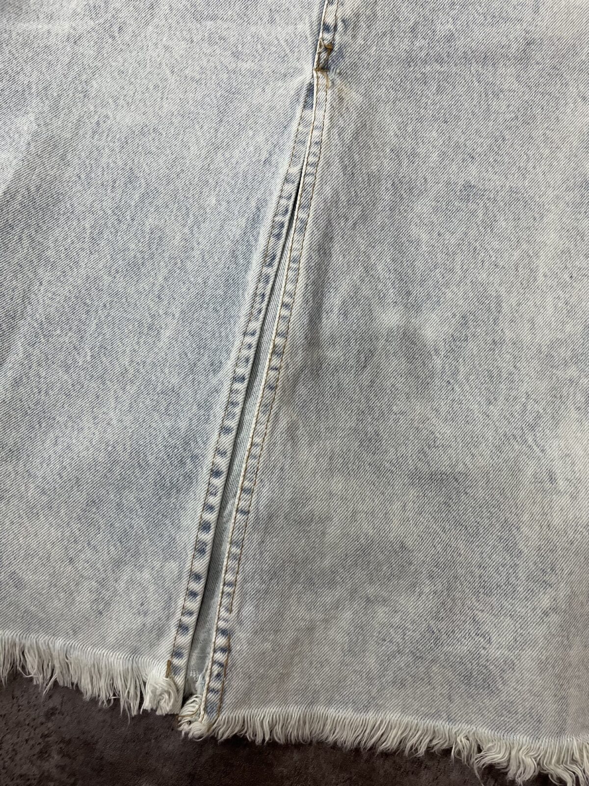 دامن جین زیر ریش یخی(2085) - Image 2