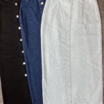 دامن جین دکمه ترک برند بلک(2101)