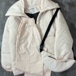 ست 3تیکه کاپشن و شلوار کارگو و کیف(2106)