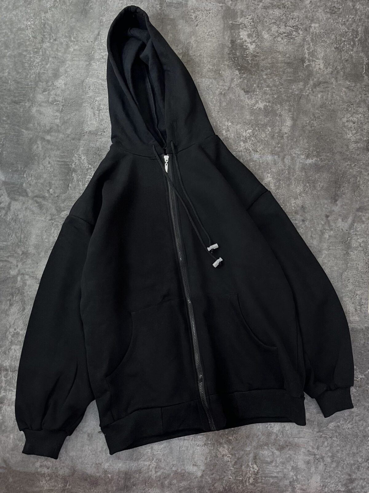 هودی کراپ وارداتی سه نخ داخل کرک(2123) - Image 3