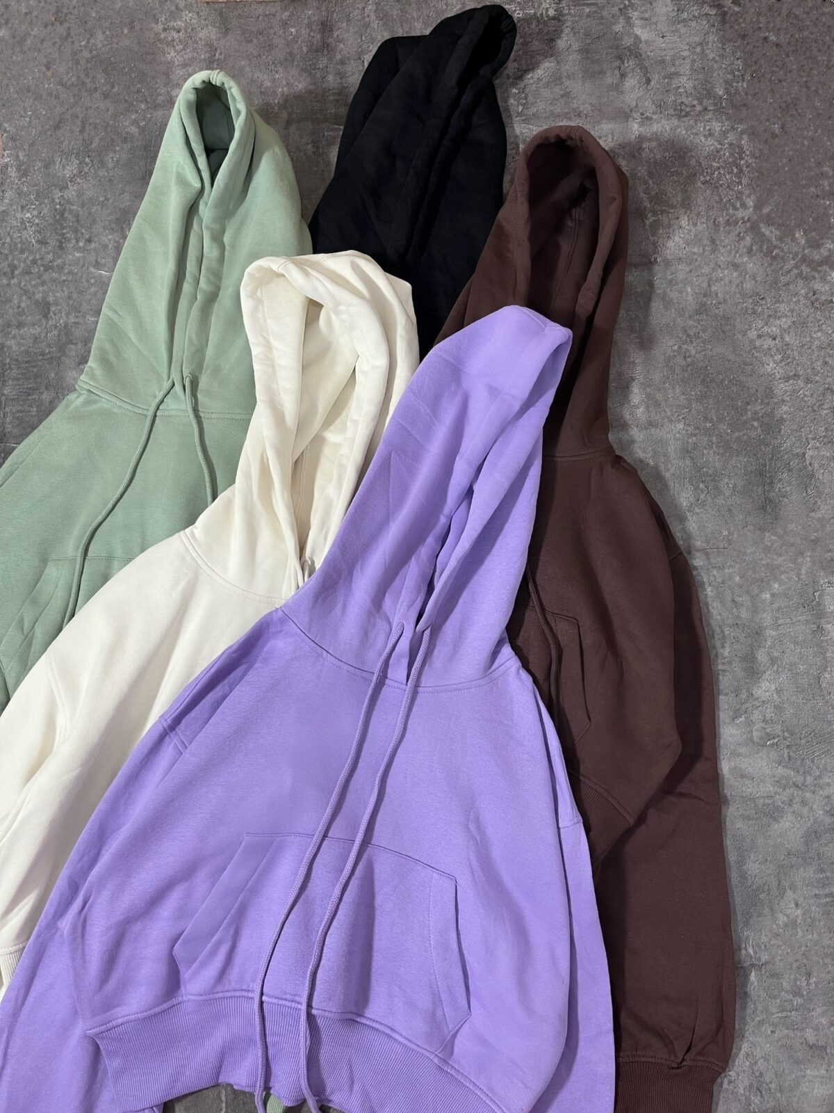 هودی کراپ وارداتی سه نخ داخل کرک(2123) - Image 4