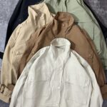 ترنچ کت کوتاه آستردار(2125)