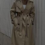 ترنچ کت بلند آستردار(2129)