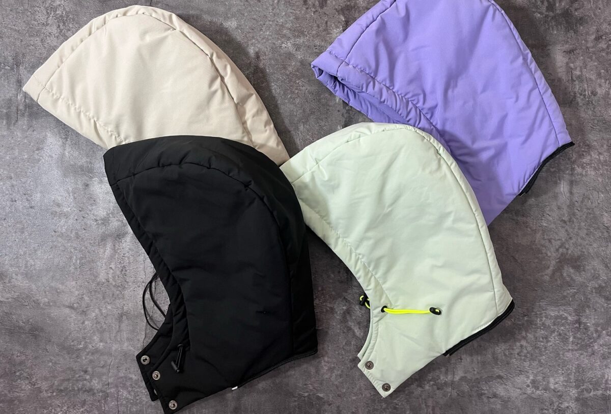 کاپشن کلاه دار اورسایز کوتاه (2139) - Image 6