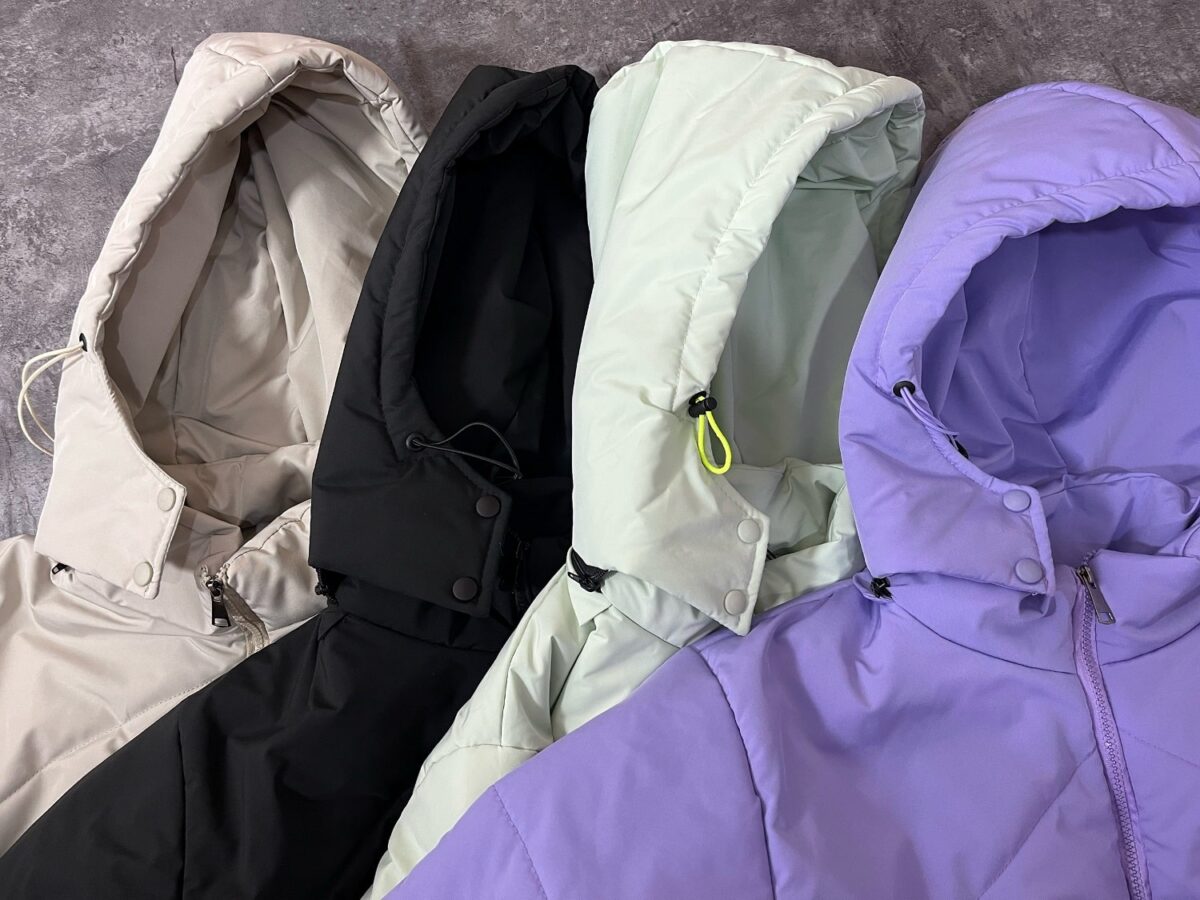 کاپشن کلاه دار اورسایز کوتاه (2139) - Image 3