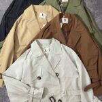 ترنچ کت کوتاه آستردار(2144)