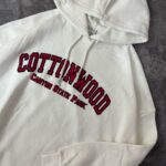 هودی اورجینال برشکا سفید سه نخ داخل کرک(2195)