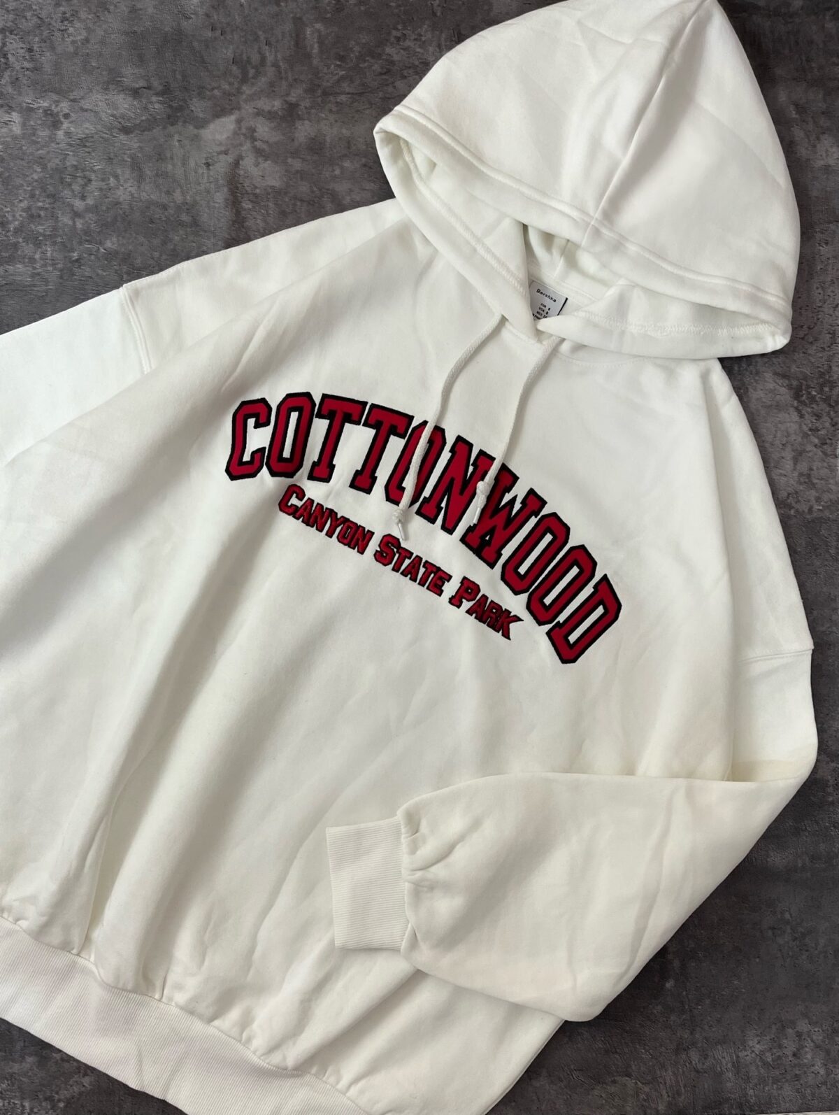 هودی اورجینال برشکا سفید سه نخ داخل کرک(2145) - Image 6