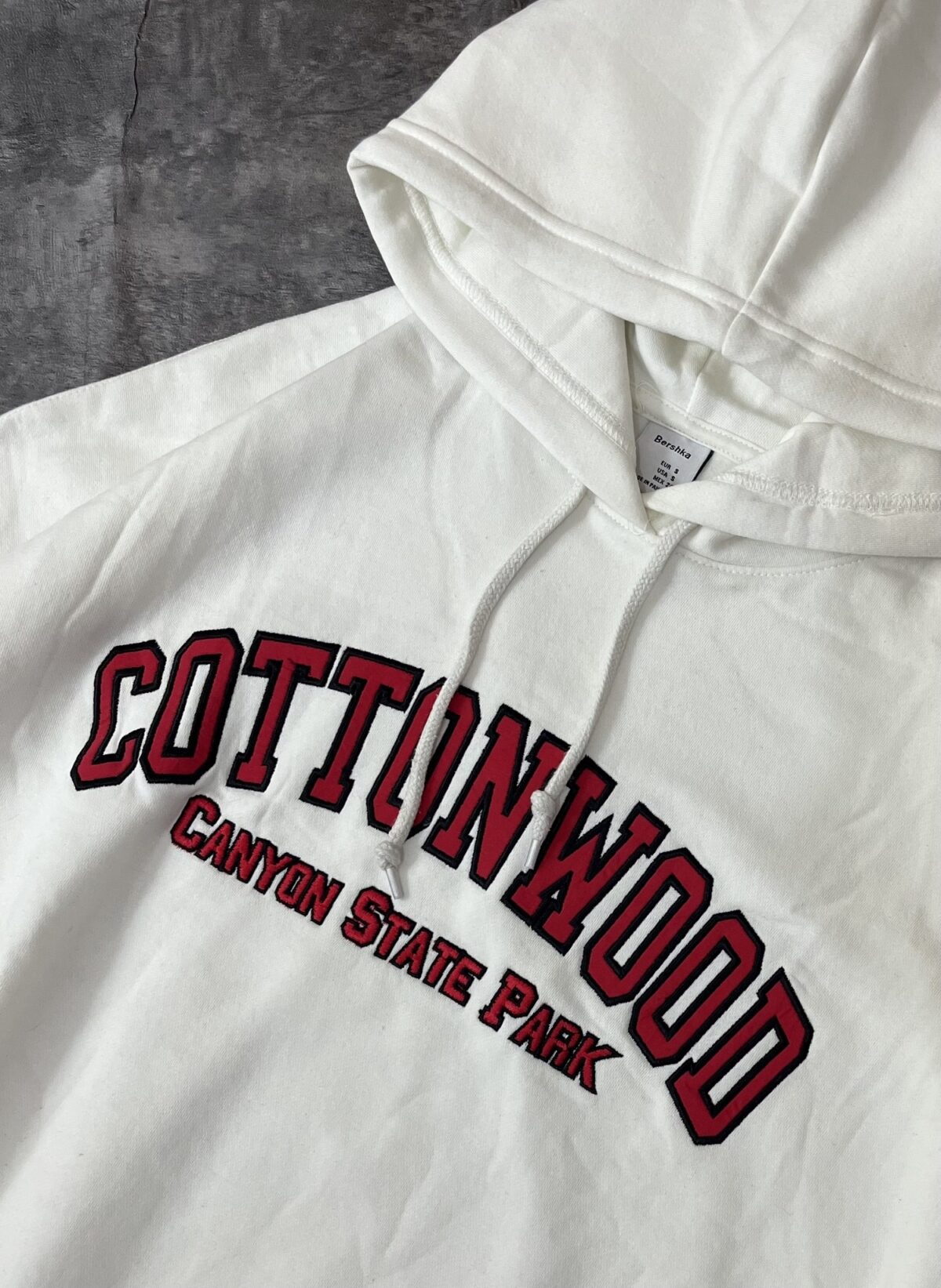 هودی اورجینال برشکا سفید سه نخ داخل کرک(2145) - Image 7