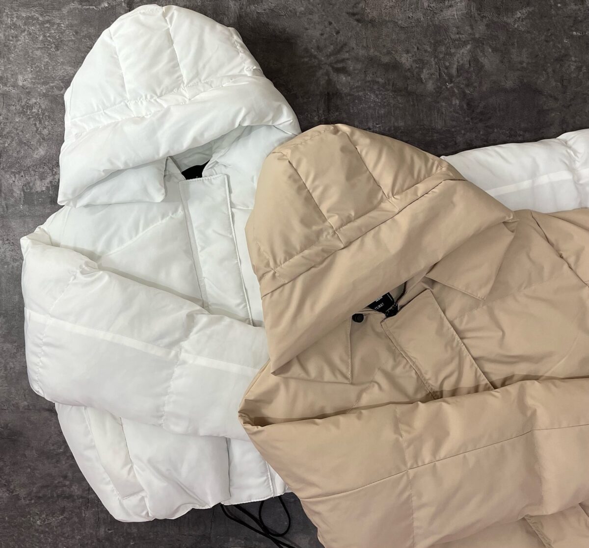 کاپشن پفی کوتاه کلاهدار(2156) - Image 2