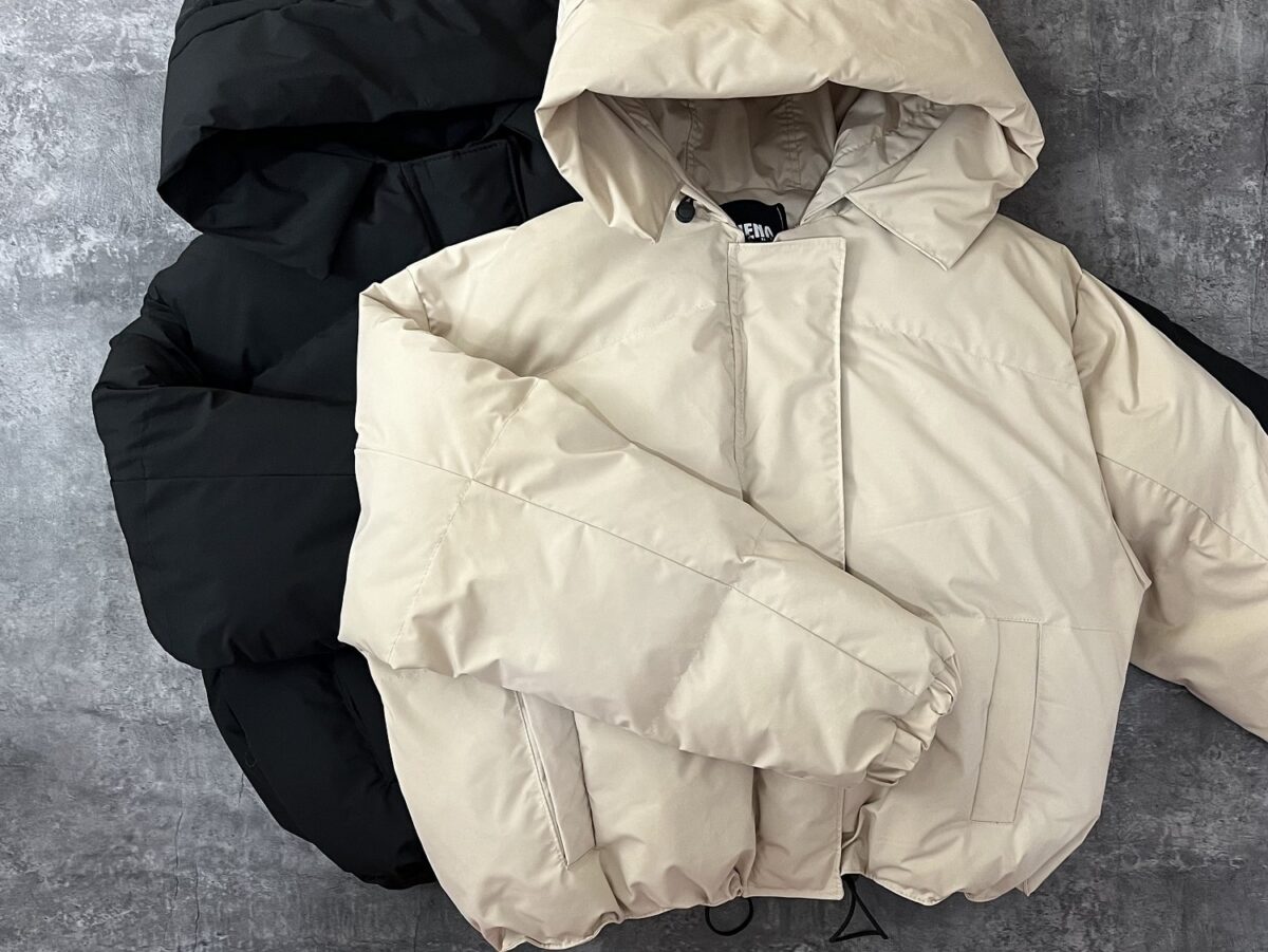 کاپشن پفی کوتاه کلاهدار(2156) - Image 3