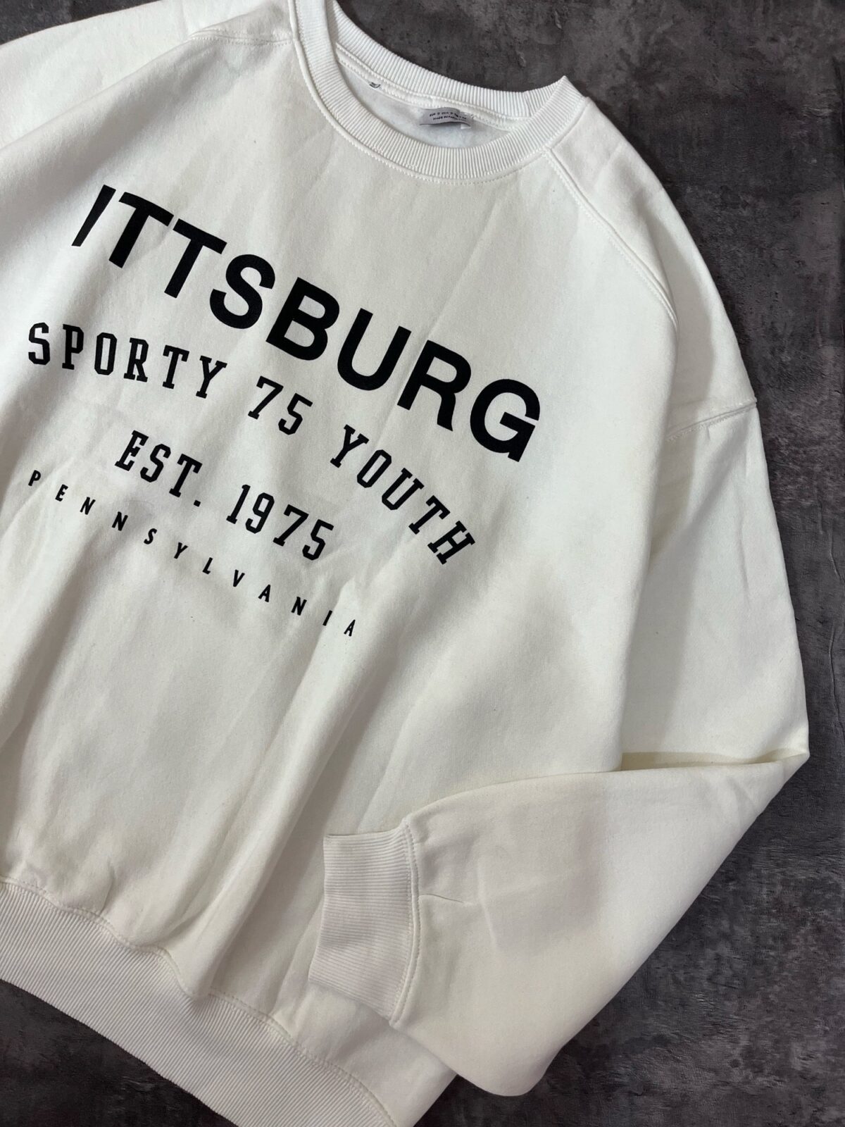 دورس سفید اورسایز سه نخ داخل کرک وارداتی(2160) - Image 2