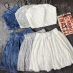 ست تدی کراپ و دامن عروسکی(2171)