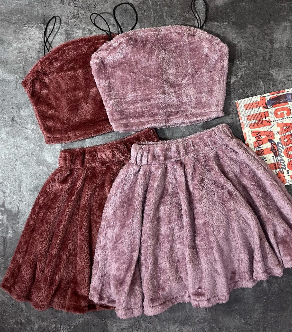 ست تدی کراپ و دامن عروسکی(2171) - Image 3