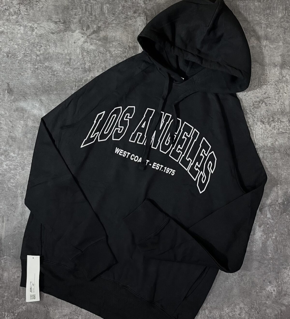 هودی مشکی و سرمه ای دورس سه نخ داخل کرک وارداتی(2170) - Image 3