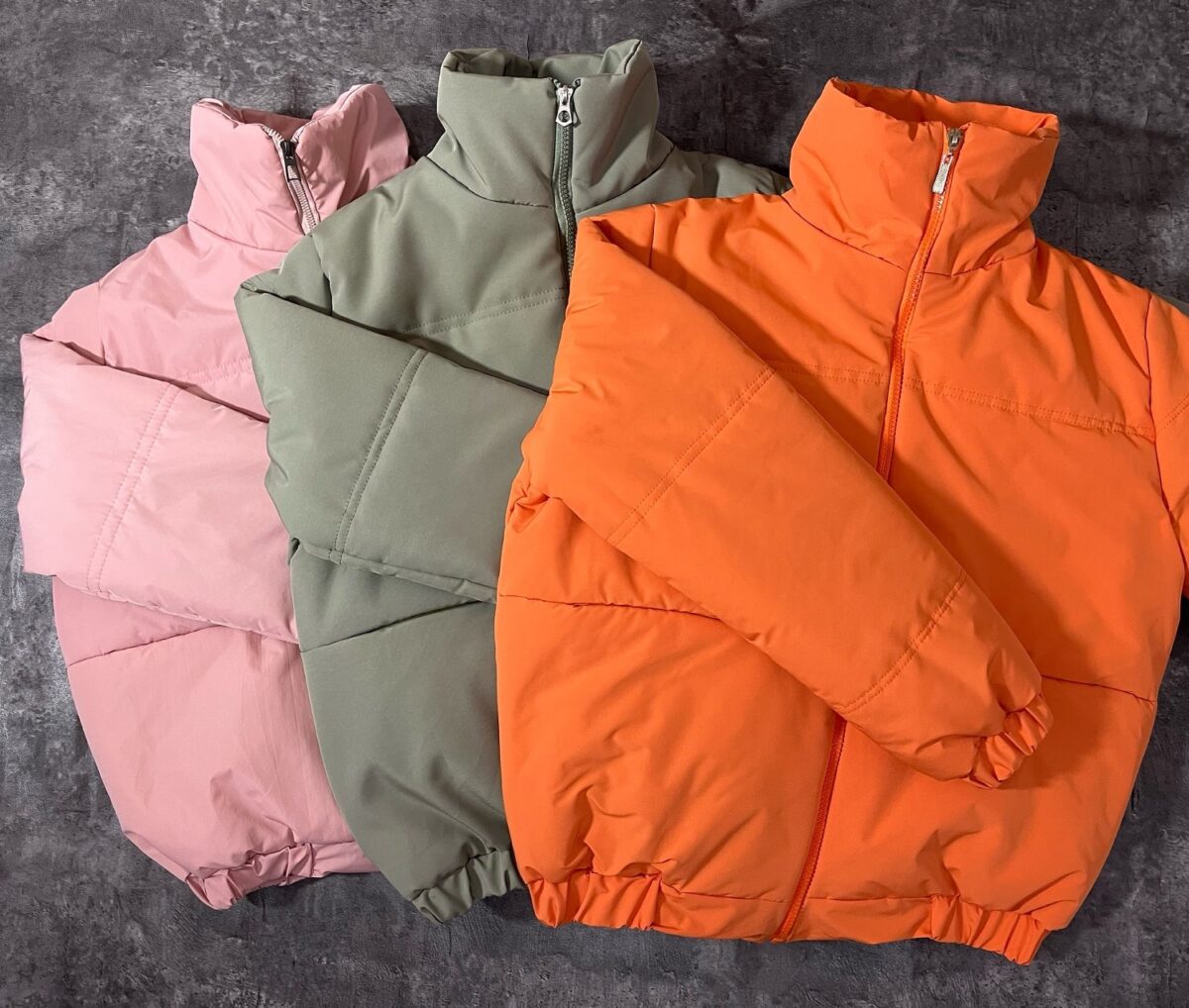 کاپشن پفی کوتاه آبنباتی(2175) - Image 2