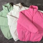 کاپشن پفی کوتاه آبنباتی(2175)