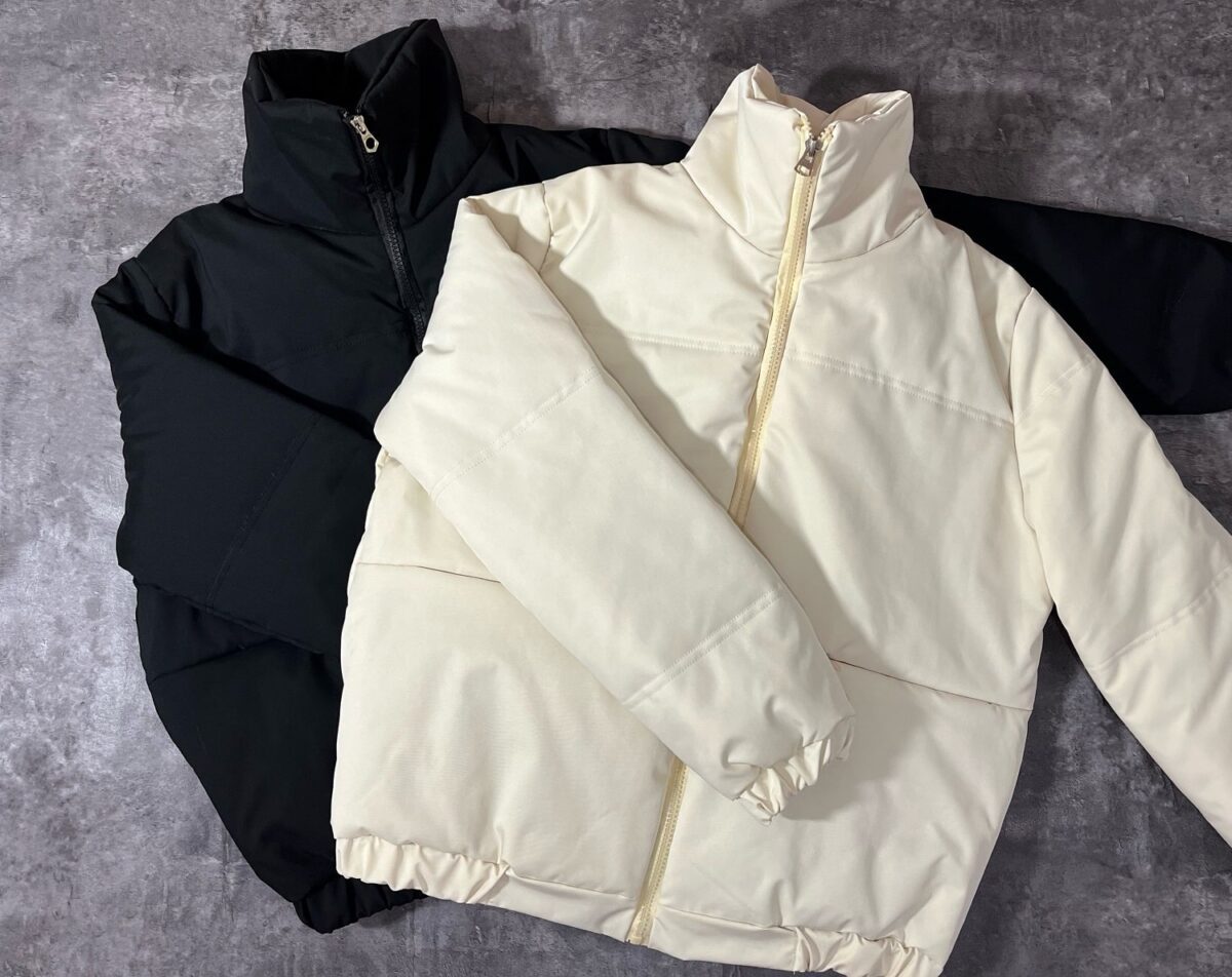 کاپشن پفی کوتاه آبنباتی(2175) - Image 3